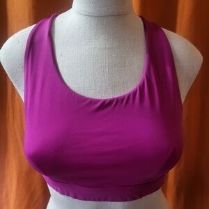 Vibrant Pink Athleta Sports Bra